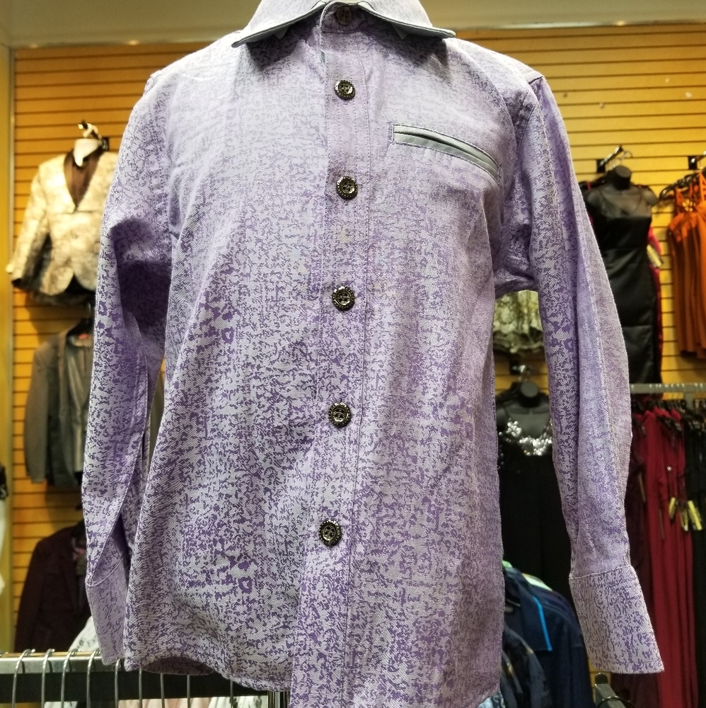 Patron All Prints Button Down Kids Shirt